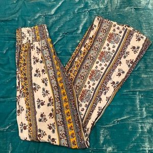 Boho Print Stretchy Wide Leg Pant 🤍